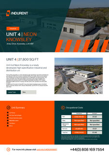 Distribution warehouse to rent, Knowsley Ln Liverpool L36 8HL