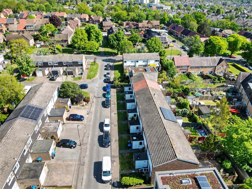 Aerial view, land