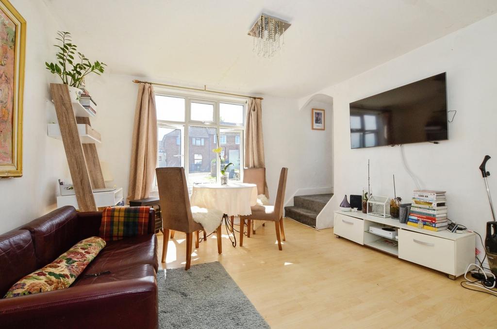 Open-plan living area, open plan living