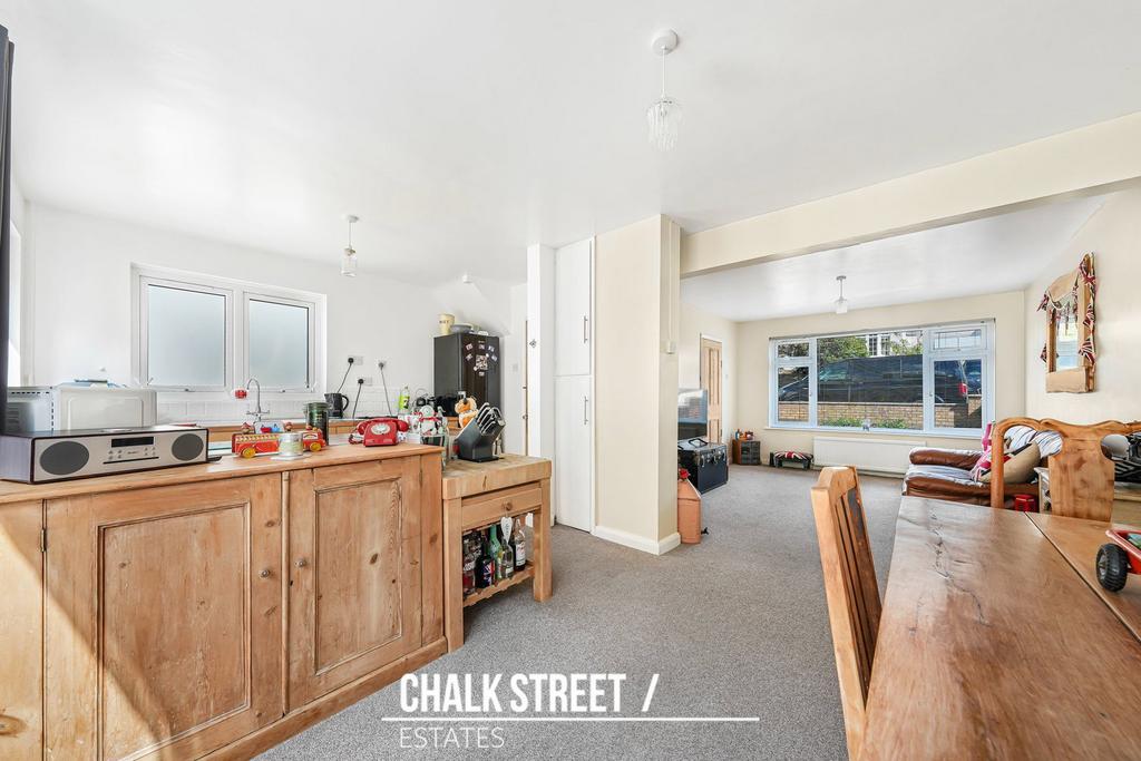 Open-plan living area, open plan living