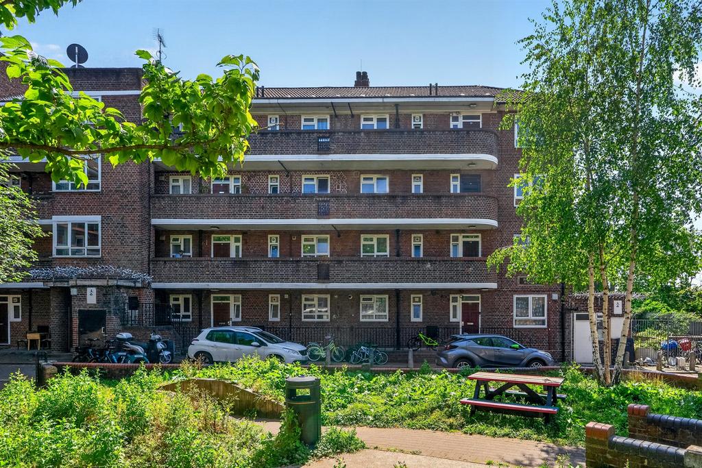Apartment building facade, block of apartments