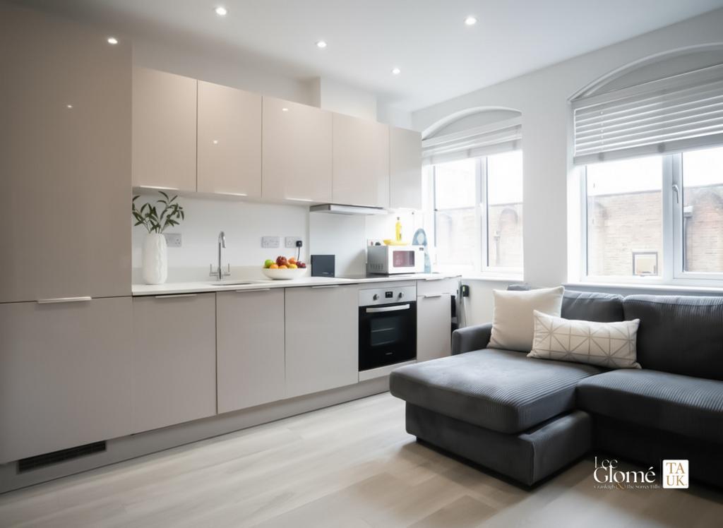 Open-plan living area