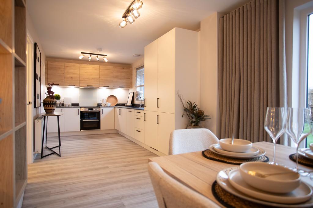 Open-plan living area, open plan living