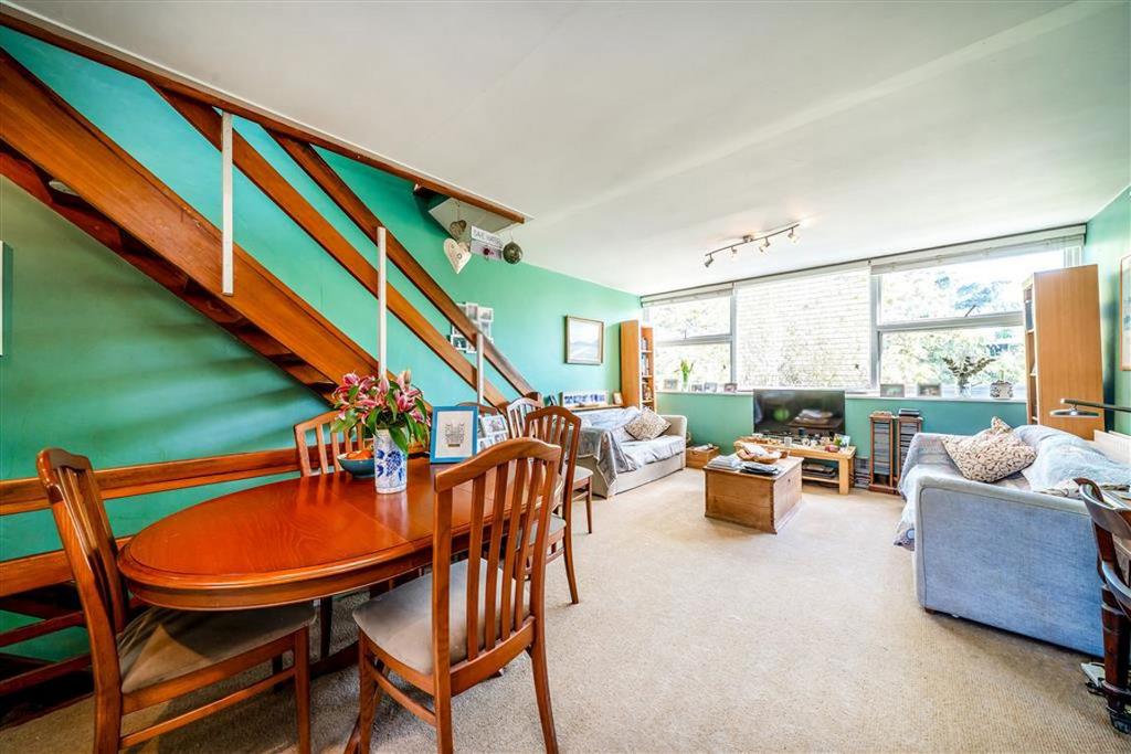 Open-plan living area, open plan living
