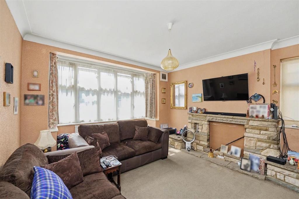 Living room, fireplace