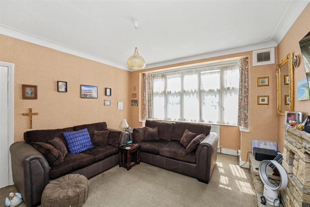 Living room, fireplace