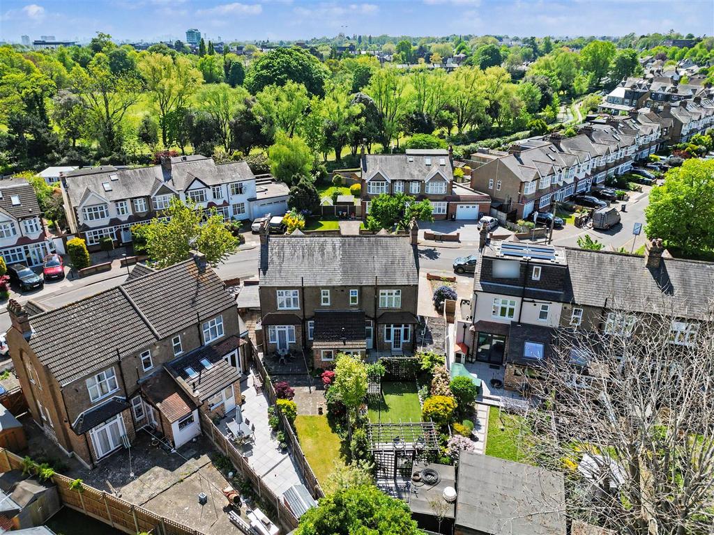 Aerial view, land