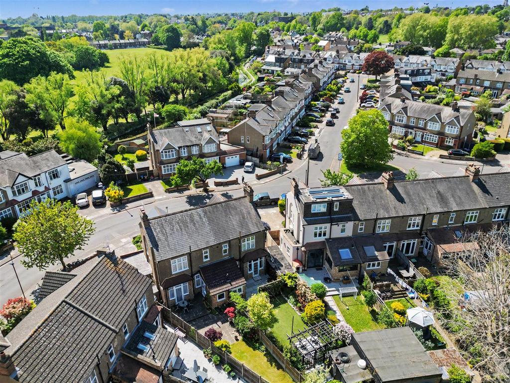 Aerial view, land