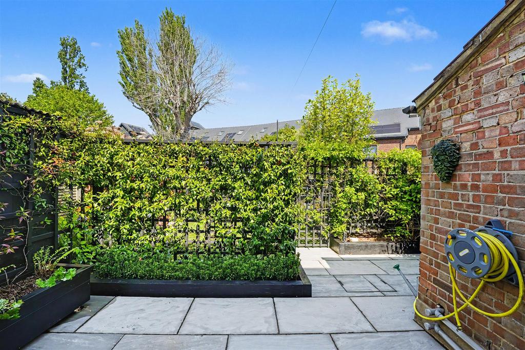 Patio view, garden