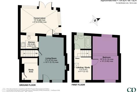 1 bedroom cottage for sale, Bury Road, Shillington, Hitchin, SG5