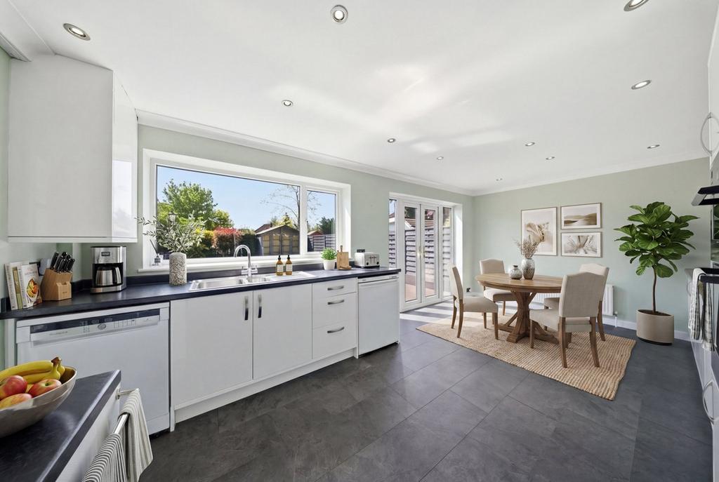 Kitchen, open plan living