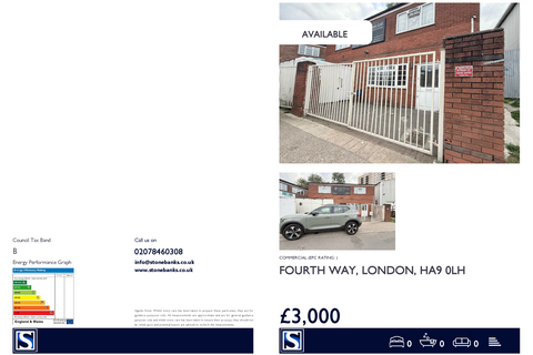Warehouse to rent, 29 Fourth Way Wembley HA9 0LH