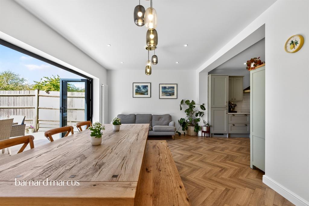 Open-plan living area, open plan living