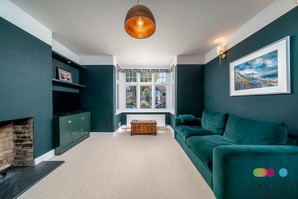 Living room, fireplace
