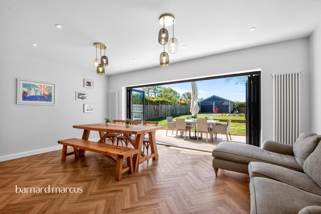 Open-plan living area, open plan living