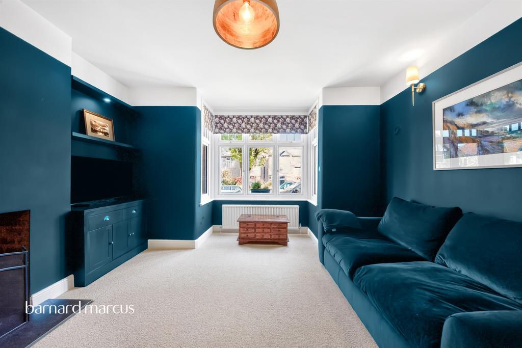 Living room, fireplace