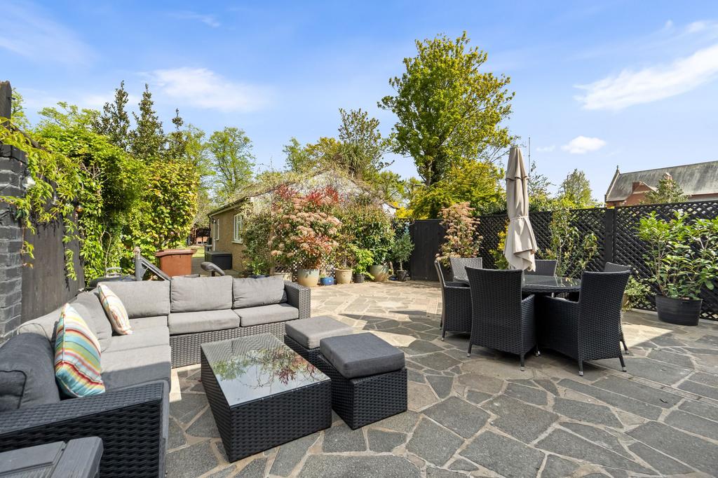 Patio view, garden