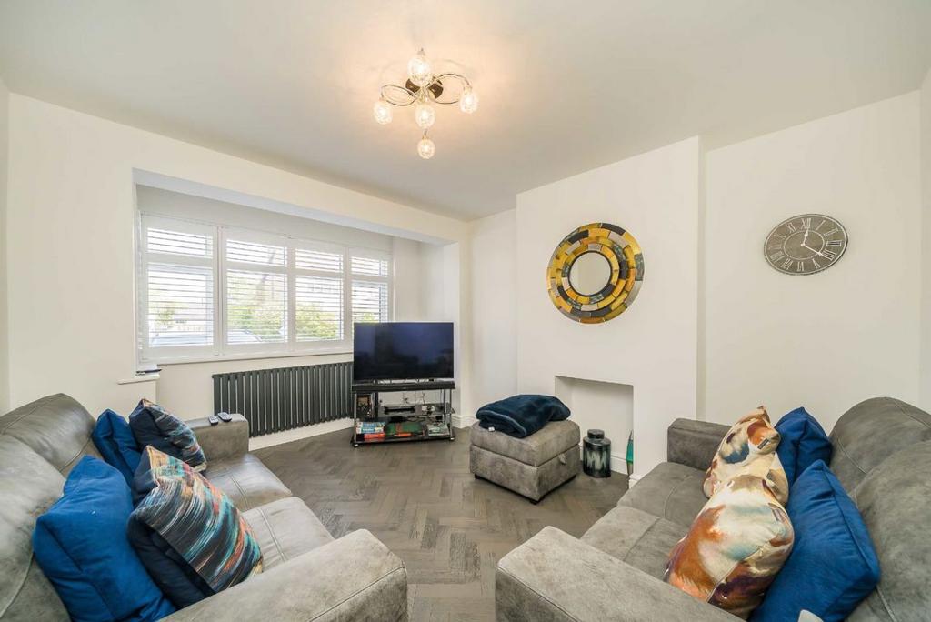 Living room, fireplace