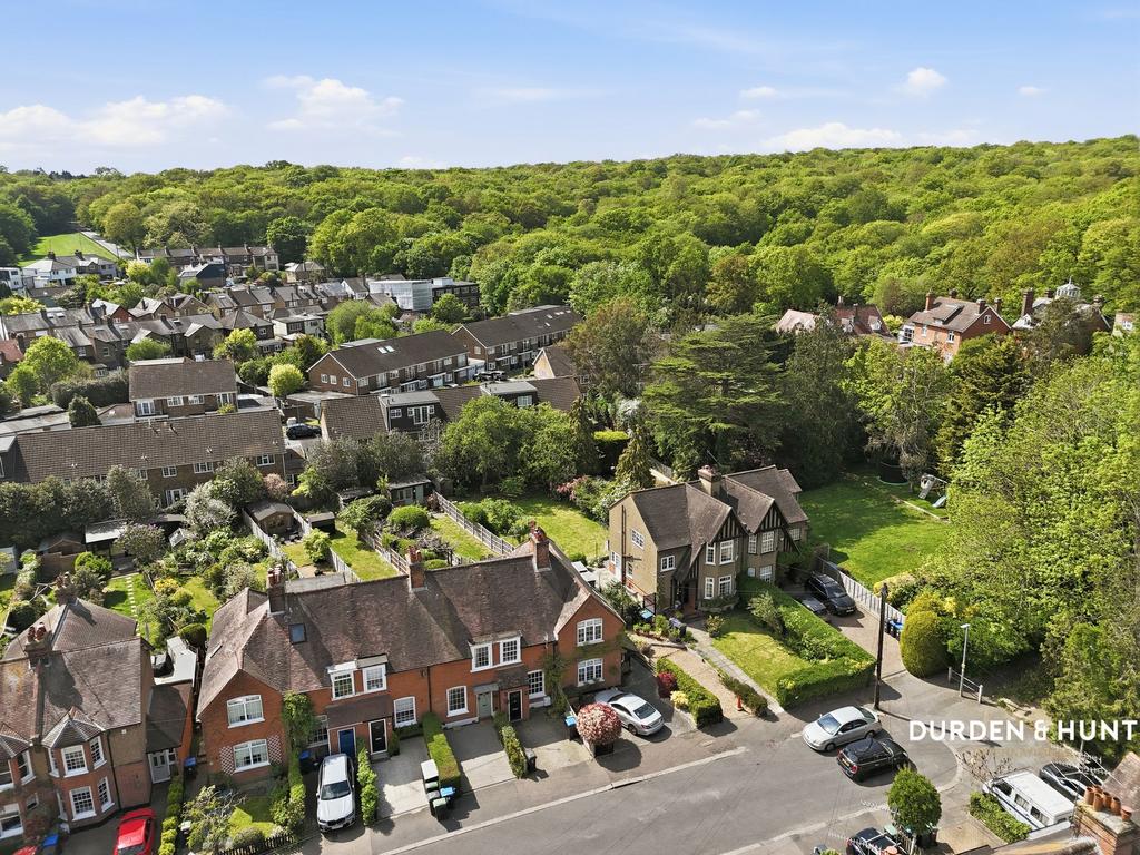 Aerial view, land