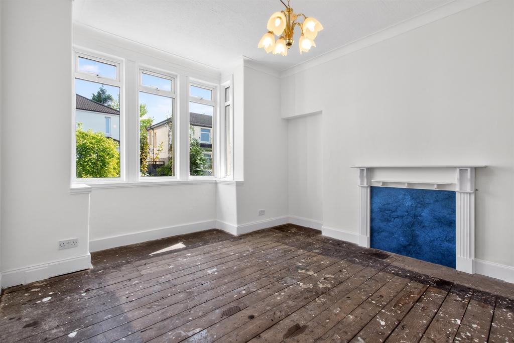 Living room, fireplace