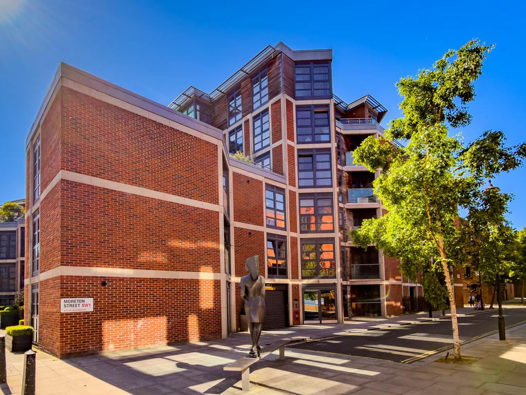Apartment building facade, block of apartments