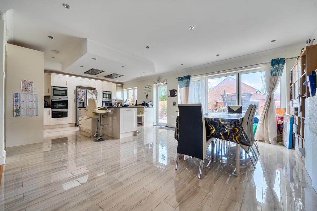 Open-plan living area, open plan living