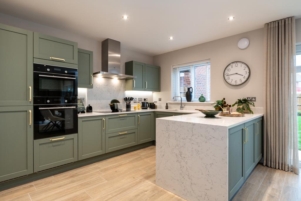 Kitchen, open plan living