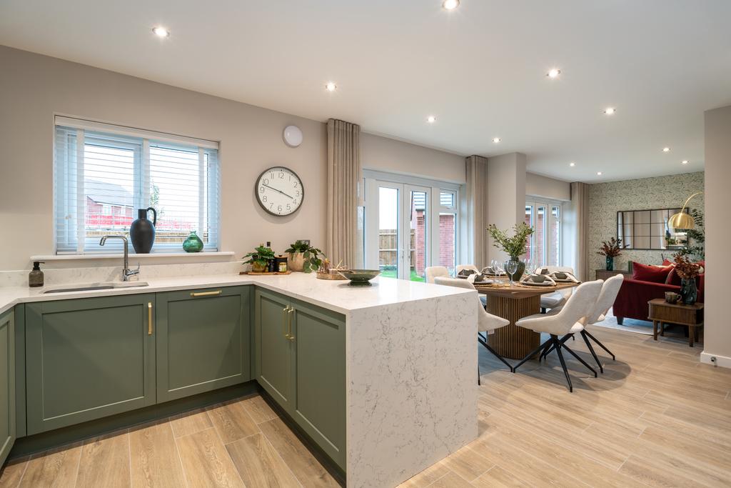 Open-plan living area