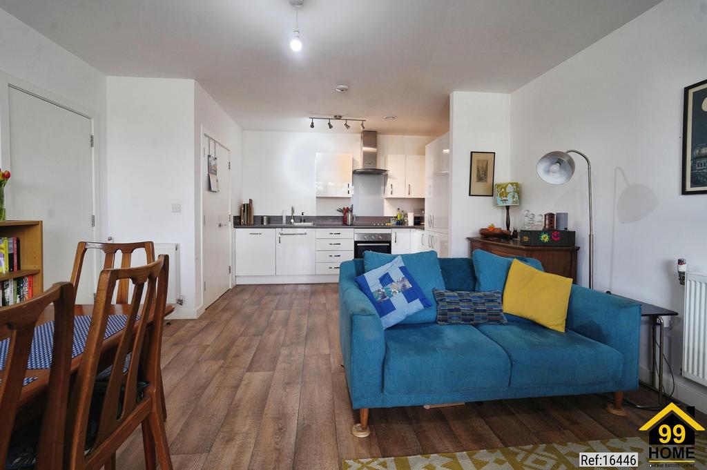 Open-plan living area