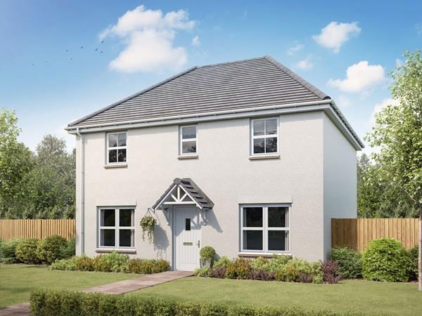 Detached house exterior, garden