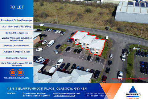 Office to rent, 1-5 Blairtummock Pl Glasgow G33 4EN