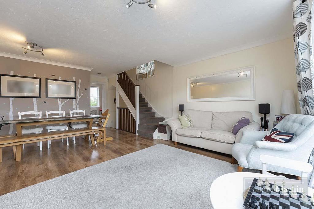 Open-plan living area, open plan living