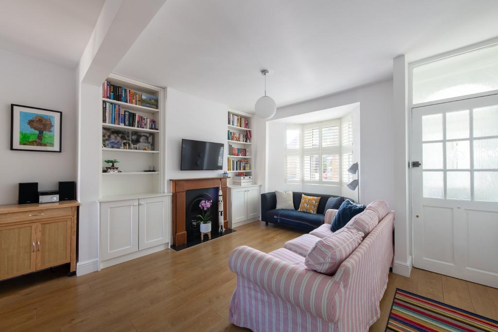Living room, fireplace