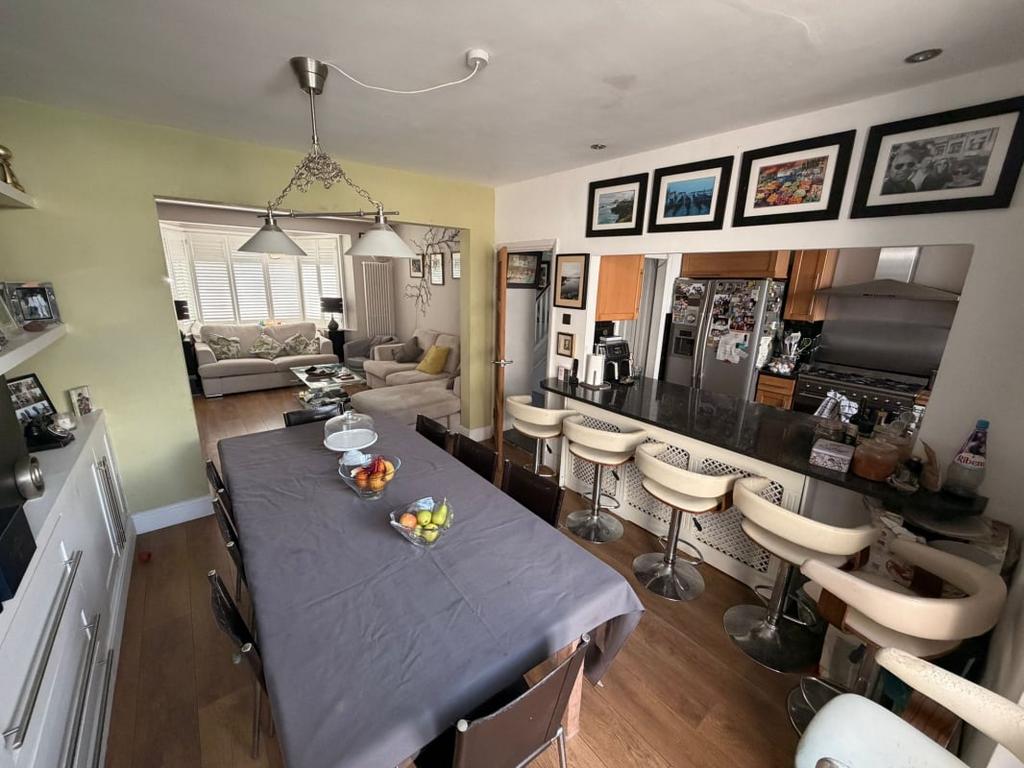 Open-plan living area, open plan living