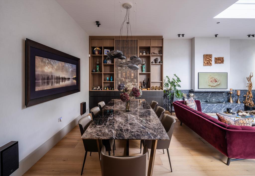 Open-plan living area