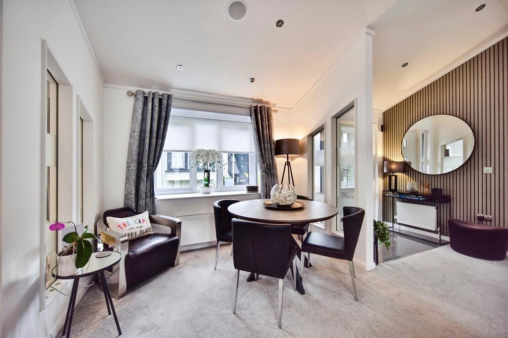 Open-plan living area, open plan living