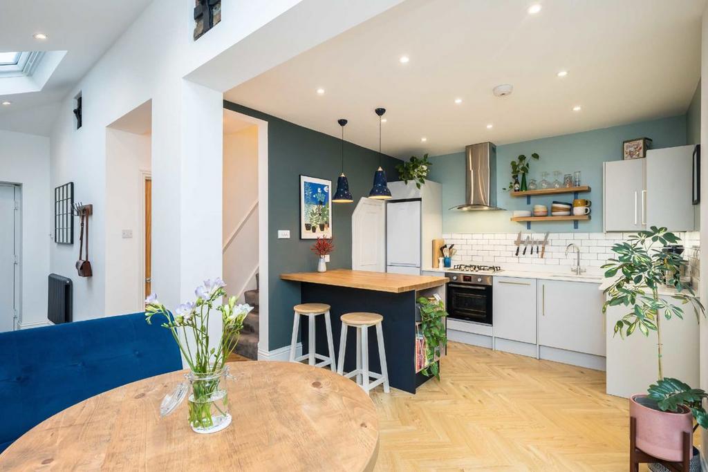 Open-plan living area, open plan living