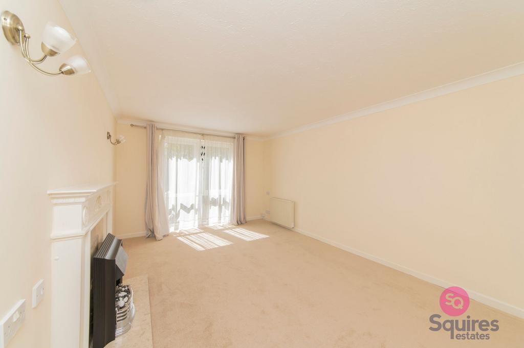 Living room, fireplace