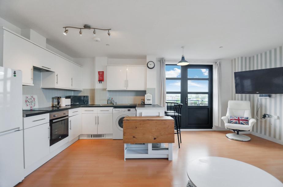 Open-plan living area, open plan living