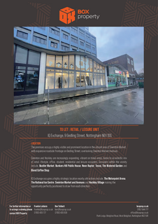 Retail property (high street) to rent, 9 Gedling St Nottingham NG1 1DS