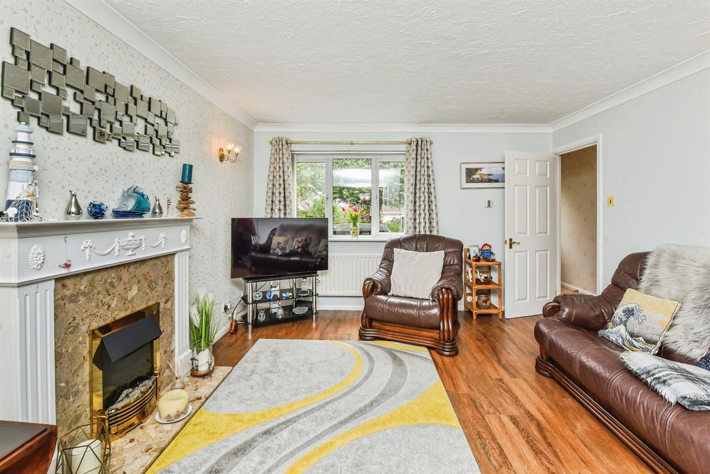 Living room, fireplace