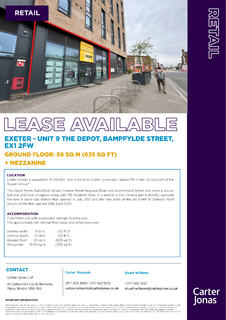 Retail property (high street) to rent, Bampfylde St Exeter EX1 2FW