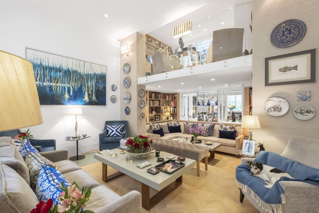 Open-plan living area, open plan living