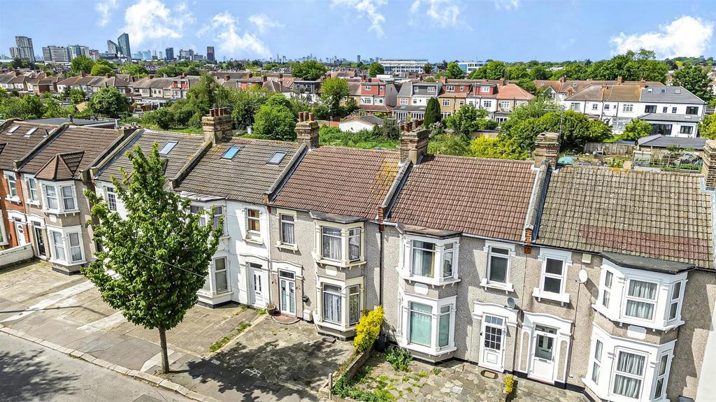 Terraced house exterior