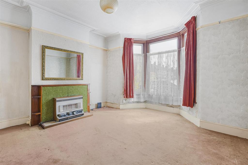 Living room, fireplace