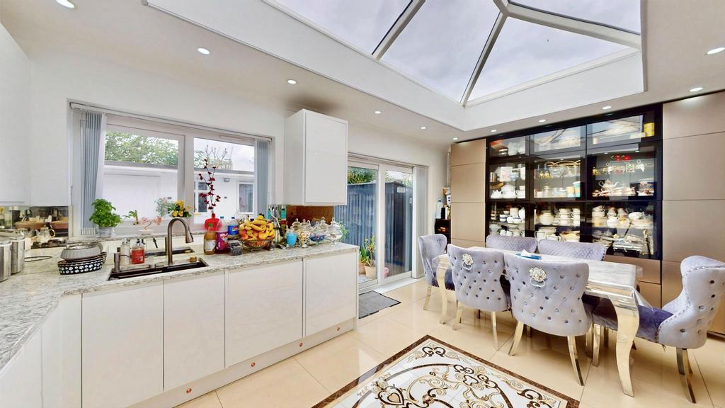 Open-plan living area, open plan living