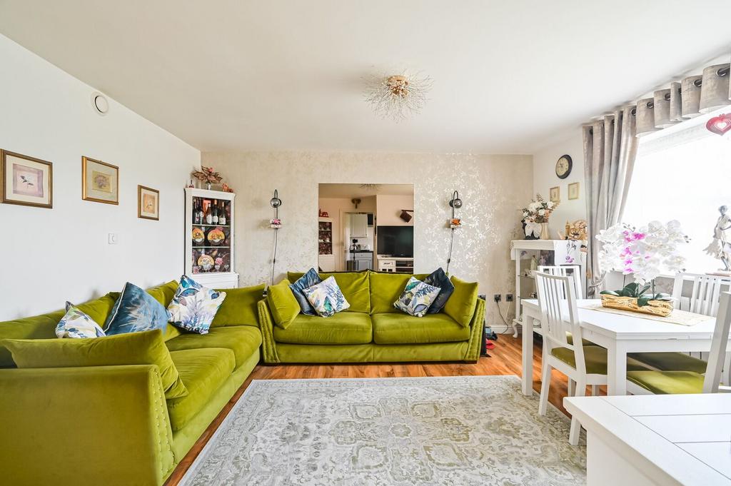 Open-plan living area, open plan living