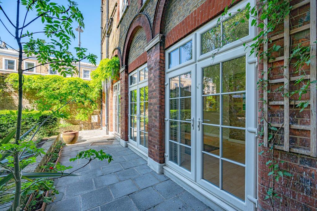 Patio view, garden