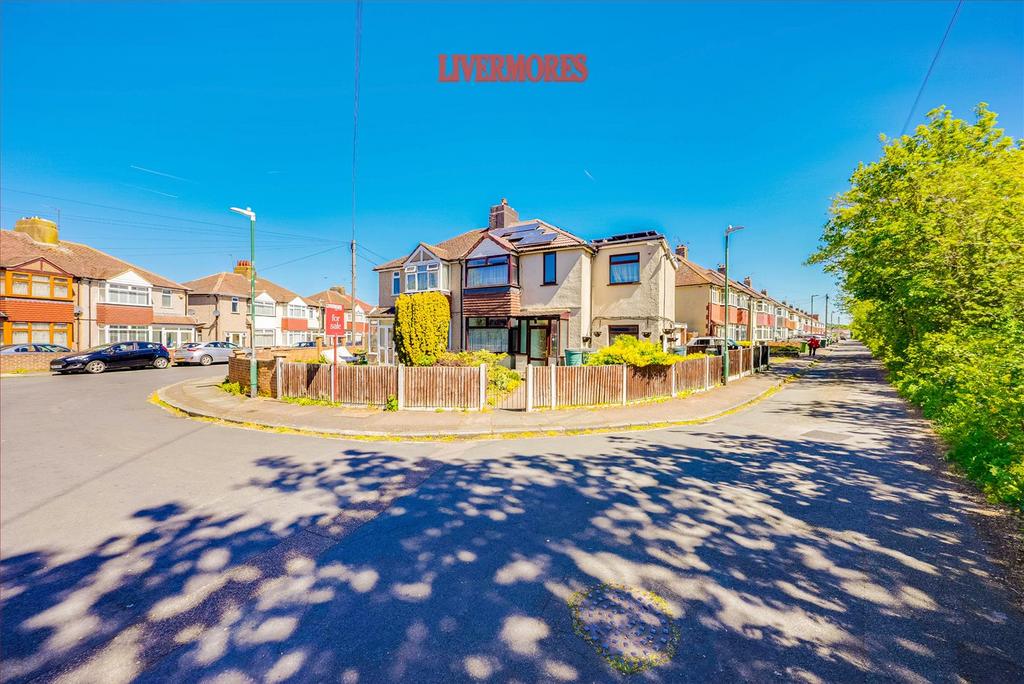 Street scene with property