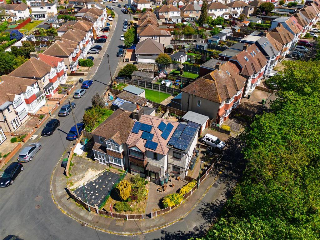 Aerial view, land